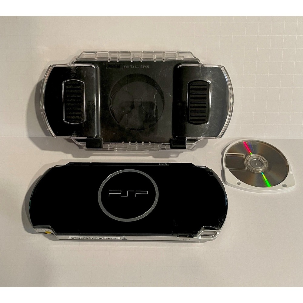 Sony PSP-3001 Black Console W/ Monster Hunter Freedom Unite Parts or Repair - Picture 2 of 6